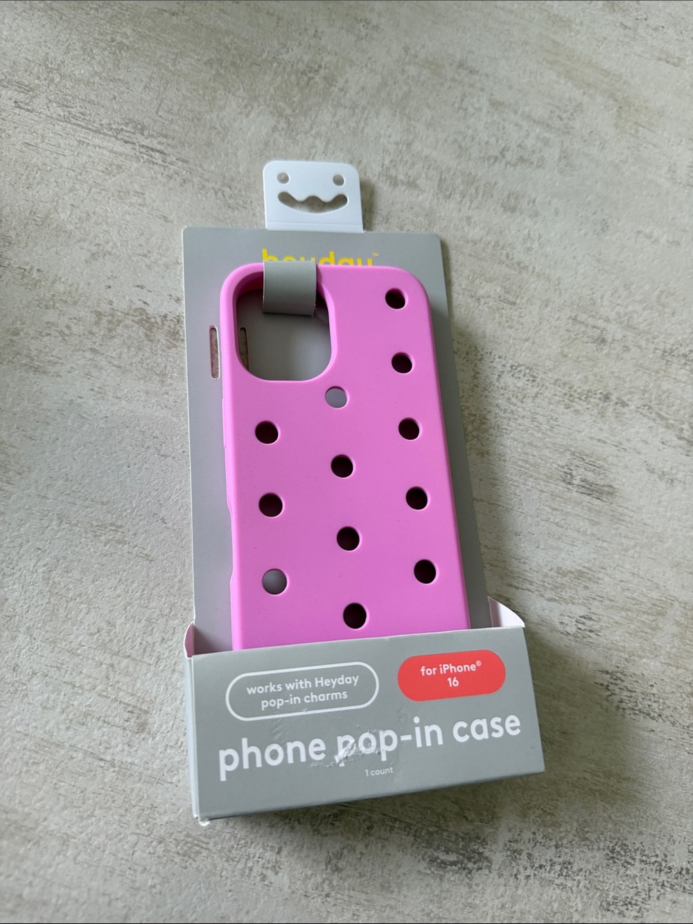 heyday Pink Pop-In Phone Case for iPhone 16